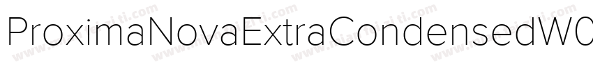 ProximaNovaExtraCondensedW08 Bd Reg字体转换